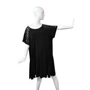 TORRID Women's size 4X Mini Studio Knit Trapeze Whimsigoth Witchy Emo Dress